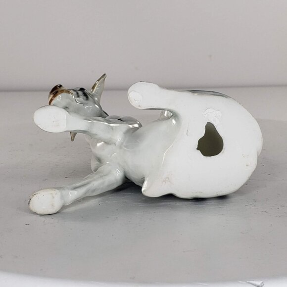 Vintage Bone China Zebra Sitting Figurine - Picture 7 of 9